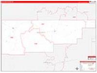 Rio Blanco, Co Carrier Route Wall Map